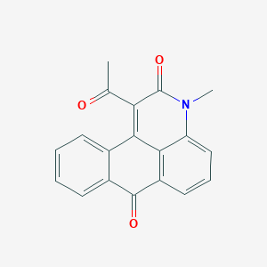 molecular formula C19H13NO3 B281179 1-Acetyl-3-methyl-3H-naphtho[1,2,3-de]quinoline-2,7-dione 