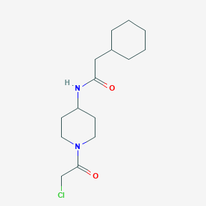 N-[1-(2-Chloroacetyl)piperidin-4-yl]-2-cyclohexylacetamide