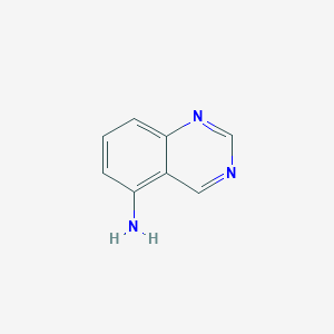 molecular formula C8H7N3 B028118 喹唑啉-5-胺 CAS No. 101421-71-0