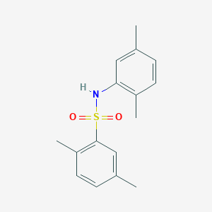 molecular formula C16H19NO2S B281185 N-(2,5-dimethylphenyl)-2,5-dimethylbenzenesulfonamide 