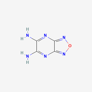molecular formula C4H4N6O B2811860 [1,2,5]Oxadiazolo[3,4-b]pyrazine-5,6-diamine CAS No. 202207-24-7