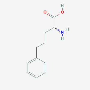 molecular formula C11H15NO2 B2811883 (R)-2-Amino-5-phenylpentanoic acid CAS No. 2046-19-7; 34993-02-7; 36061-08-2