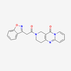 2-(2-(benzo[d]isoxazol-3-yl)acetyl)-3,4-dihydro-1H-dipyrido[1,2-a:4',3'-d]pyrimidin-11(2H)-one