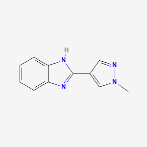 2-(1-methyl-1H-pyrazol-4-yl)-1H-benzimidazole