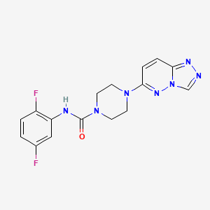 4-([1,2,4]triazolo[4,3-b]pyridazin-6-yl)-N-(2,5-difluorophenyl)piperazine-1-carboxamide