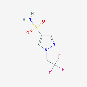 1-(2,2,2-Trifluoroethyl)pyrazole-4-sulfonamide
