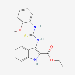 ethyl 3-[(2-methoxyphenyl)carbamothioylamino]-1H-indole-2-carboxylate