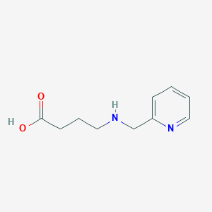 4-[(Pyridin-2-ylmethyl)amino]butanoic acid