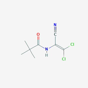 N-(2,2-dichloro-1-cyanoeth-1-en-1-yl)-2,2-dimethylpropanamide