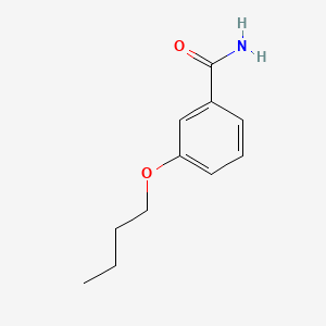 molecular formula C11H15NO2 B2811983 3-Butoxybenzamide CAS No. 172462-92-9