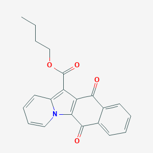 molecular formula C21H17NO4 B281199 Butyl 6,11-dioxo-6,11-dihydrobenzo[f]pyrido[1,2-a]indole-12-carboxylate 