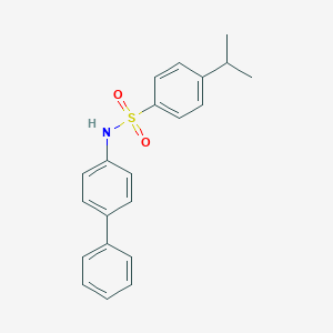 molecular formula C21H21NO2S B281203 N-[1,1'-biphenyl]-4-yl-4-isopropylbenzenesulfonamide 