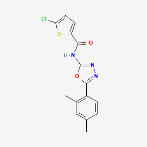 5-chloro-N-(5-(2,4-dimethylphenyl)-1,3,4-oxadiazol-2-yl)thiophene-2-carboxamide