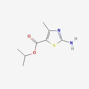 molecular formula C8H12N2O2S B2812096 Isopropyl 2-amino-4-methylthiazole-5-carboxylate CAS No. 692745-01-0