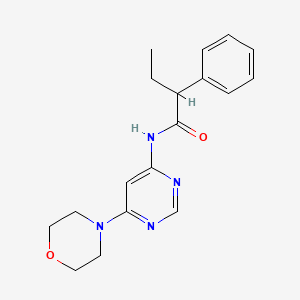 N-(6-morpholinopyrimidin-4-yl)-2-phenylbutanamide