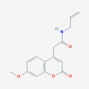 N-allyl-2-(7-methoxy-2-oxo-2H-chromen-4-yl)acetamide