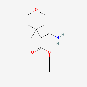 Tert-butyl 2-(aminomethyl)-6-oxaspiro[2.5]octane-2-carboxylate