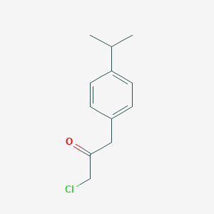 molecular formula C12H15ClO B2812148 1-Chloro-3-(4-propan-2-ylphenyl)propan-2-one CAS No. 2358640-18-1