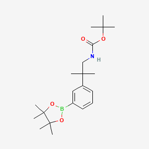 3-[2-(N-Boc-Amino)-1,1-dimethyethyl]phenylboronic acid, pinacol ester