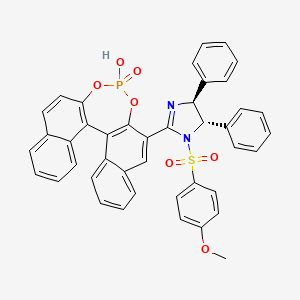 (S)-3-[1-(4-Methoxybenzenesulfonyl)-(4S,5S)-4,5-diphenyl-4,5-dihydro-1H-imidazol-2-yl]-1,1'-binaphthalene-2,2'-diyl Hydrogen Phosphate