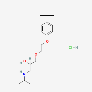 1-(2-(4-(Tert-butyl)phenoxy)ethoxy)-3-(isopropylamino)propan-2-ol hydrochloride