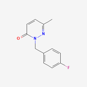 2-[(4-Fluorophenyl)methyl]-6-methylpyridazin-3-one