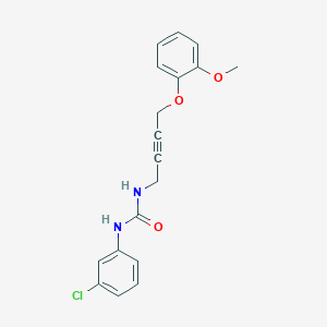 1-(3-Chlorophenyl)-3-(4-(2-methoxyphenoxy)but-2-yn-1-yl)urea