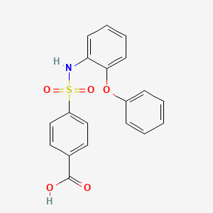 4-[(2-phenoxyphenyl)sulfamoyl]benzoic Acid