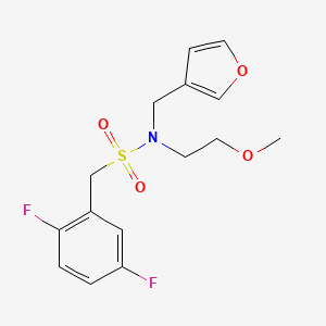 1-(2,5-difluorophenyl)-N-(furan-3-ylmethyl)-N-(2-methoxyethyl)methanesulfonamide