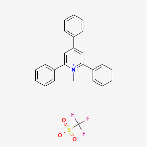 1-Methyl-2,4,6-triphenylpyridin-1-ium trifluoromethanesulfonate