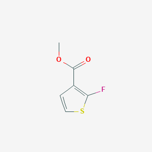 molecular formula C6H5FO2S B2812349 Methyl 2-fluorothiophene-3-carboxylate CAS No. 76360-41-3