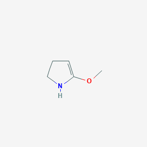 molecular formula C5H9NO B2812361 2-Methoxypyrroline CAS No. 1078-28-0; 5264-35-7