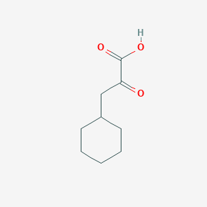 molecular formula C9H14O3 B2812386 3-Cyclohexyl-2-oxopropanoic acid CAS No. 5962-91-4