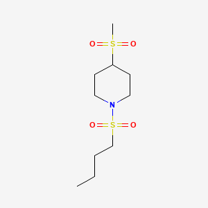 1-(Butylsulfonyl)-4-(methylsulfonyl)piperidine