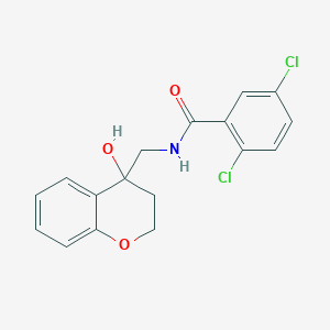 2,5-dichloro-N-((4-hydroxychroman-4-yl)methyl)benzamide