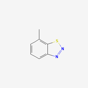 molecular formula C7H6N2S B2812408 7-Methylbenzo[d][1,2,3]thiadiazole CAS No. 78805-01-3