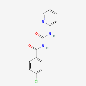 4-chloro-N-(pyridin-2-ylcarbamoyl)benzamide