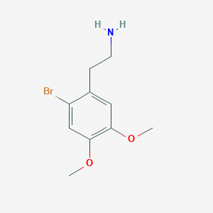 molecular formula C10H14BrNO2 B2812466 2-Bromo-4,5-dimethoxyphenethylamine CAS No. 63375-81-5