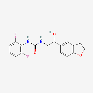 1-(2,6-Difluorophenyl)-3-(2-(2,3-dihydrobenzofuran-5-yl)-2-hydroxyethyl)urea