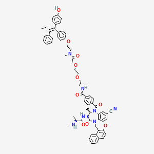 molecular formula C66H69N7O10 B2812475 PROTAC ERalpha Degrader-1 CAS No. 2417369-94-7
