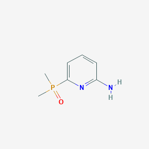 molecular formula C7H11N2OP B2812482 6-二甲基磷酰基吡啶-2-胺 CAS No. 2361974-00-5