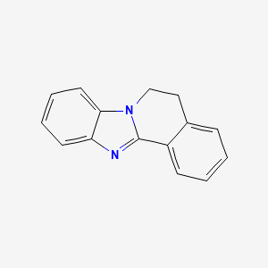 molecular formula C15H12N2 B2812503 5,6-二氢苯并咪唑并[2,1-a]异喹啉 CAS No. 895582-12-4