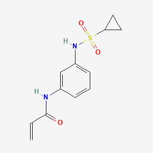 N-[3-(Cyclopropylsulfonylamino)phenyl]prop-2-enamide