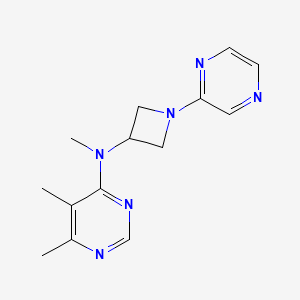 N,5,6-Trimethyl-N-(1-pyrazin-2-ylazetidin-3-yl)pyrimidin-4-amine