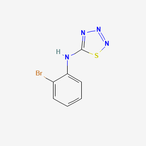 molecular formula C7H5BrN4S B2812589 N-(2-Bromophenyl)-1,2,3,4-thiatriazol-5-amine CAS No. 1903963-79-0