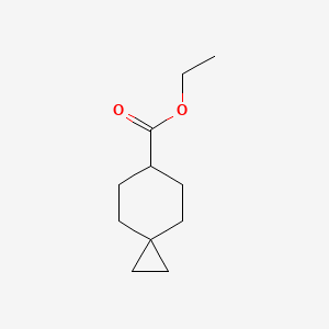 molecular formula C11H18O2 B2812599 Ethyl spiro[2.5]octane-6-carboxylate CAS No. 1370601-28-7