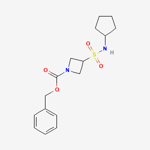 Benzyl 3-(cyclopentylsulfamoyl)azetidine-1-carboxylate