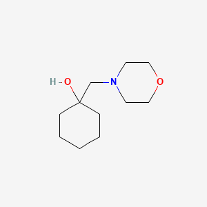 molecular formula C11H21NO2 B2812632 1-(吗啉基甲基)环己烷-1-醇 CAS No. 116886-08-9