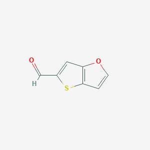 molecular formula C7H4O2S B2812637 Thieno[3,2-b]furan-5-carbaldehyde CAS No. 2090223-89-3