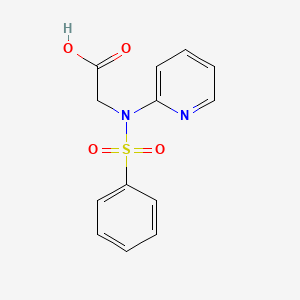 2-[(Phenylsulfonyl)(2-pyridinyl)amino]acetic acid
